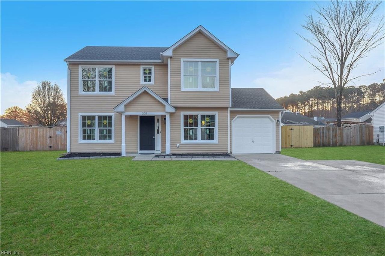 A finished home after we bought and renovated it