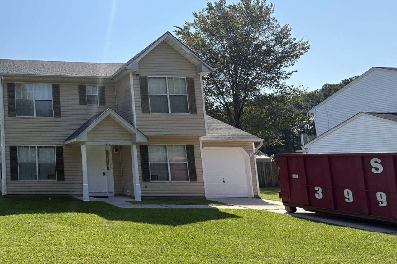 A home in Chesapeake before the work