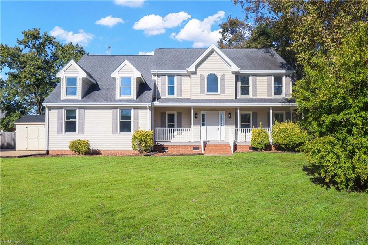 A finished home in Chesapeake