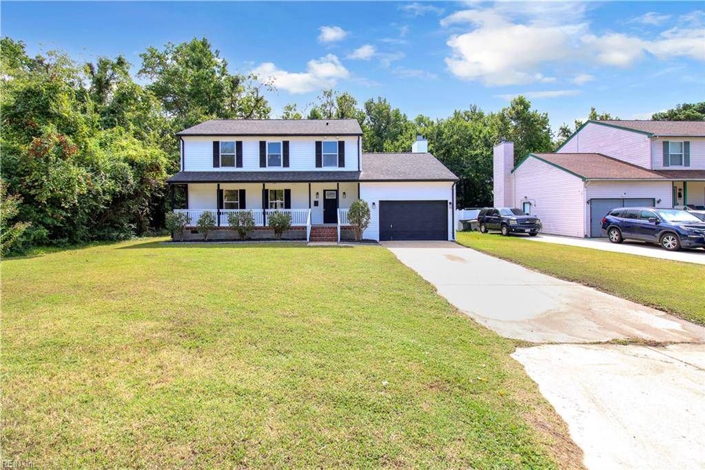 A finished home in Hampton