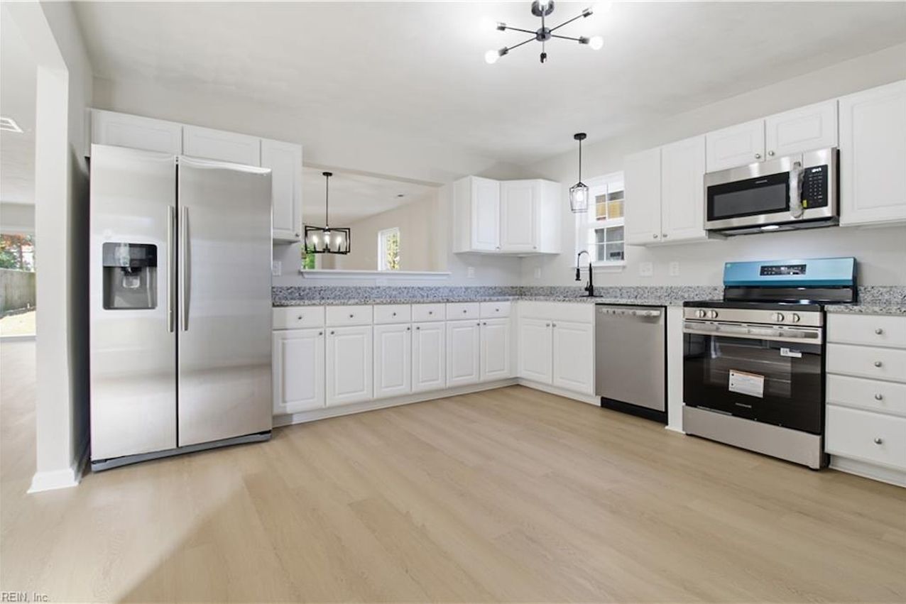 A finished home in Hampton